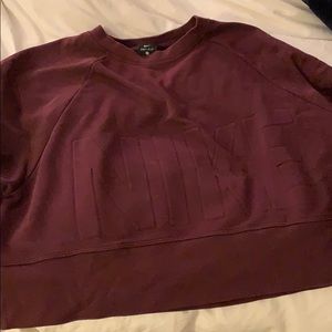 Nike cropped sweater